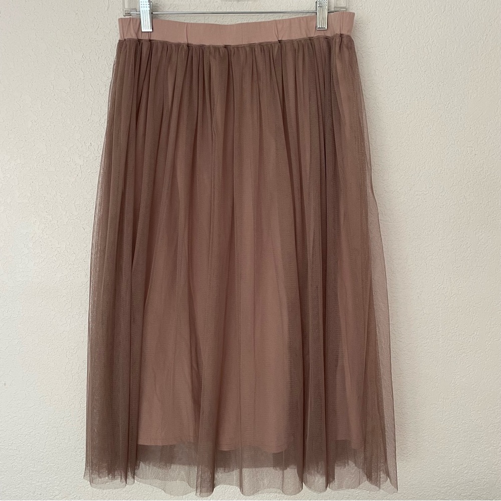 Garnet Hill Blush Pink Skirt, Size Medium
